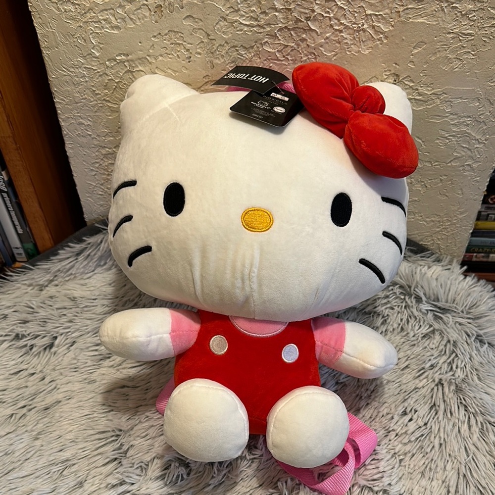 Hello Kitty Plush Mini Backpack - Picture 2 of 9